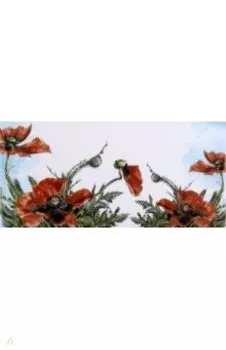 Конверт Евро №20 Маки, 5 штук