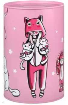 Копилка металлическая Зайка