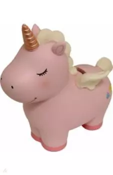 Копилка Милый единорог, розовый