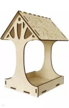 Кормушка №5 (дерево). Набор для самостоятельной сборки (009004консс004)