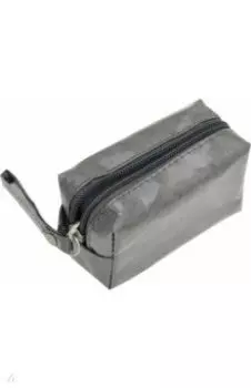 Кошелек для банкнот и монет "СЕРЫЙ" синтетическая бумага (48902)