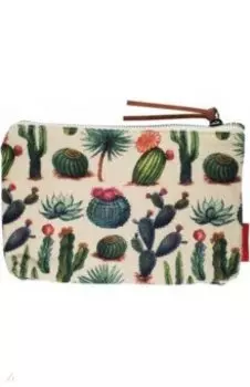 Кошелек-косметичка на молнии Солнечный кактус