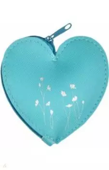 Кошелёк для банкнот и монет, голубой