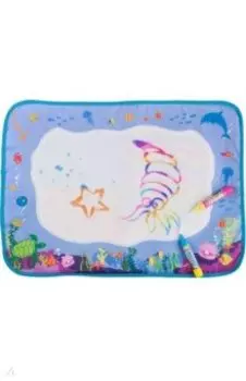 Коврик-водная многоразовая раскраска Подводный мир