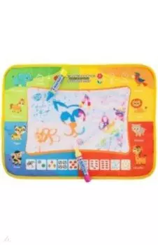 Коврик-водная многоразовая раскраска Веселый счет