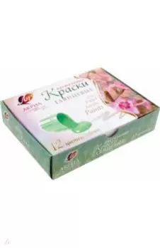 Краска акриловая, 12 пастельных цветов