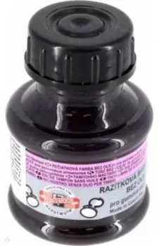 Краска штемпельная, фиолетовая, 50 гр.