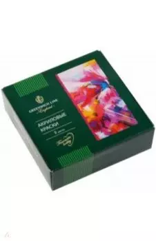 Краски акриловые 9 цветов "Ассорти"