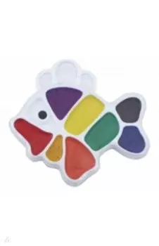 Краски акварельные медовые Рыбка, 9 цветов