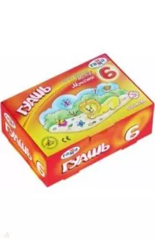 Краски гуашевые "Мультики" 6 цветов (221030)