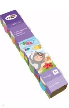 Краски пальчиковые Малыш, 5 цветов