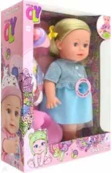 Кукла Oly функционая, пьёт, писает, озвученная, с аксессуарами