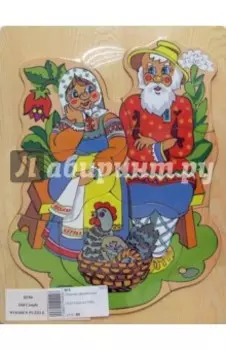 Курочка Ряба. Развивающая деревянная игрушка