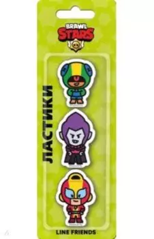 Ластики фигурные Леон, Мортис, Макс