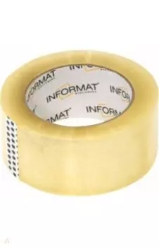 Лента клейкая упаковочная, 48 мм, прозрачная