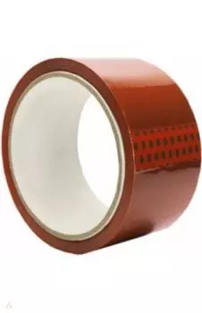 Лента клейкая упаковочная, красная