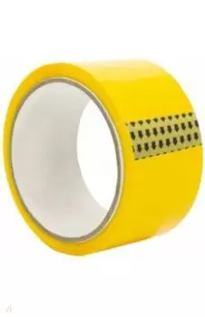 Лента клейкая упаковочная, желтая