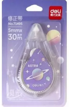 Лента корректирующая (30м x 5мм), цвет корпуса в ассортименте (71495)