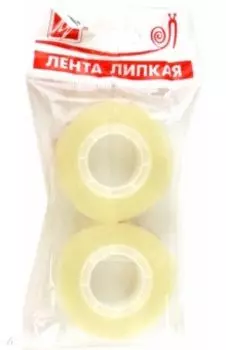 Лента липкая, 18 мм, 2 шт
