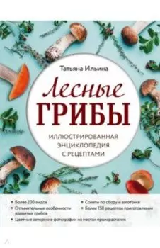 Лесные грибы. Иллюстрированная энциклопедия с рецептами