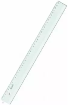 Линейка, 40 см, прозрачная