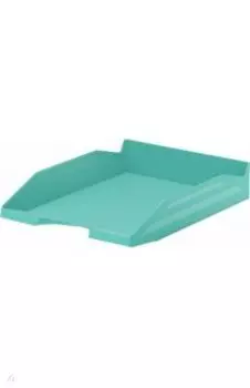 Лоток для бумаг пластиковый Office Pastel, мятный