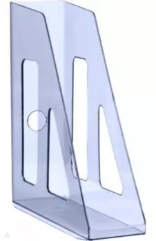 Лоток для бумаг вертикальный Актив, голубой