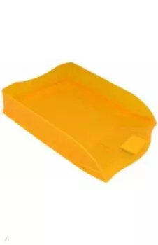 Лоток горизонтальный "Light", прозрачно-оранжевый