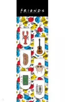 Магнитные закладки. Friends, 6 закладок полукруглых