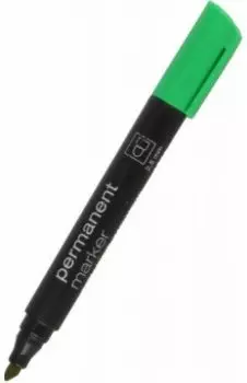 Маркер перманентный, круглый, зеленый