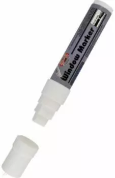 Маркер по стеклу с жидким мелом, белый
