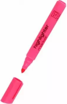 Маркер-текстовыделитель, розовый