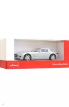 Машина металлическая Mercedes SLS, серебряная