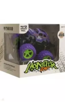 Машинка Джип Монстр инерционная, фиолетовая