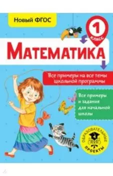 Математика. 1 класс. Все примеры на все темы школьной программы