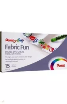 Мелки пастельные для ткани, 15 цветов