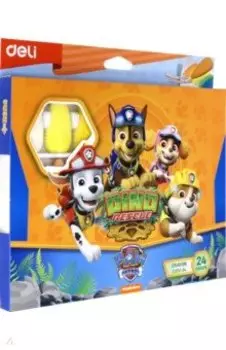 Мелки пластиковые Paw Patrol, 24 цвета