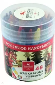 Мелки восковые Dragon, 48 цветов