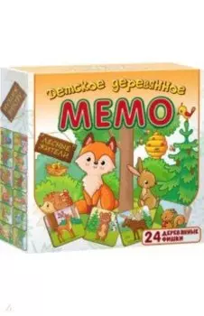 Мемо Лесные жители, 24 детали