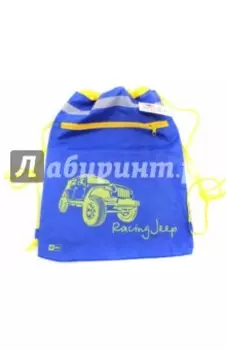 Мешочек для обуви "Джип на синем" (44893)