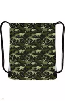 Мешок для обуви Динозавры, черный