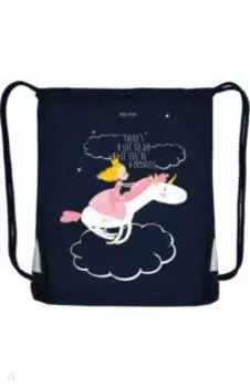 Мешок для обуви Единорог, синий