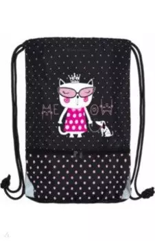 Мешок для обуви GINZA CATS, черный