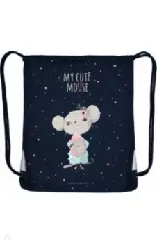 Мешок для обуви Мышонок, синий