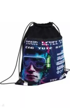 Мешок для обуви с карманом на молнии Cyber Game