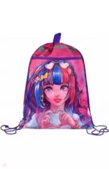 Мешок для сменной обуви Девушка с сердцем