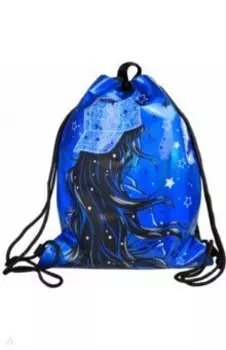 Мешок для сменной обуви Девушка в кепке