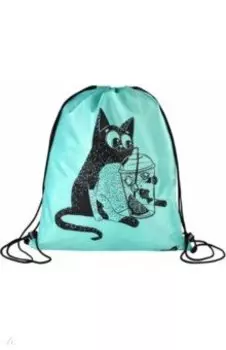 Мешок для сменной обуви Кот с лимонадом