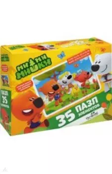МиМиМишки. Пазл-35 гигантский. Цветочное поле