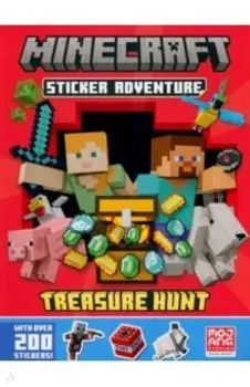 Minecraft Sticker Adventure. Treasure Hunt